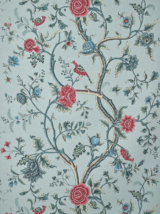 Braquenie Calicut Ciel Fabric Sample B7695002