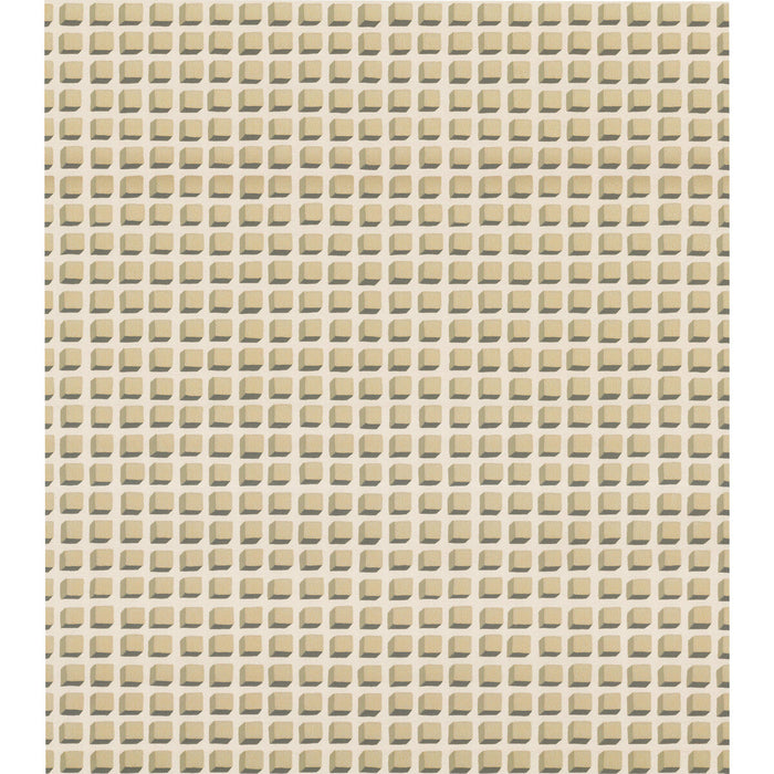Cole & Son Mosaic Buff And Gold Wallpaper Sample 105/3014.CS.0