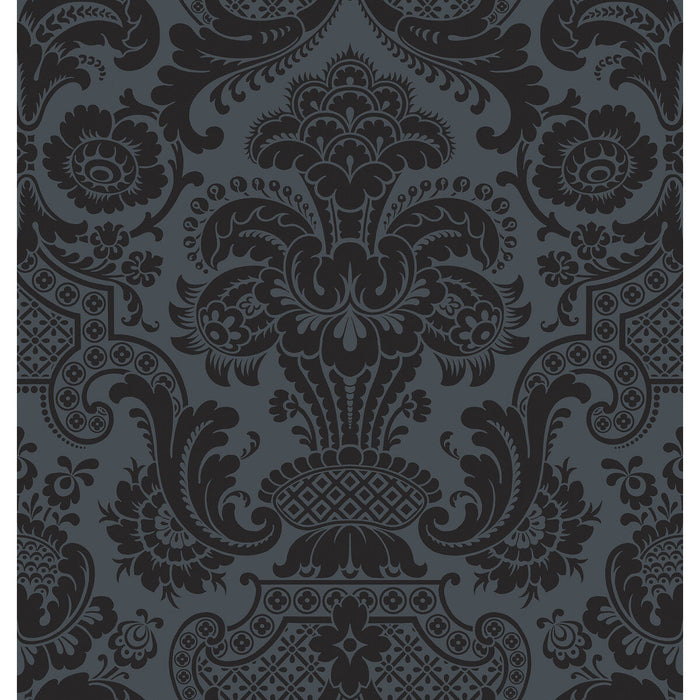 Cole & Son Petrouchka Charcoal Wallpaper Sample 108/3013.CS.0