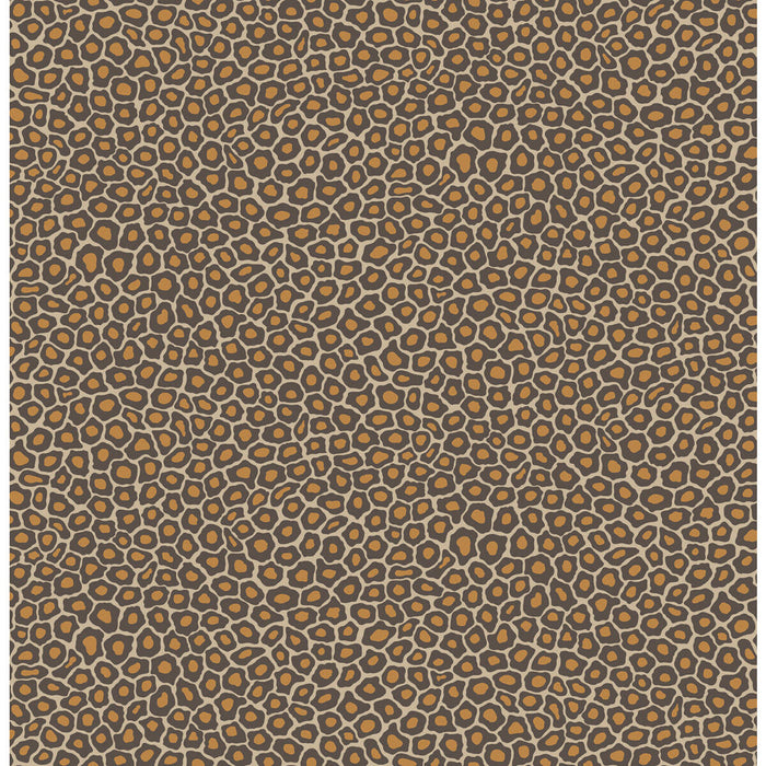 Cole & Son Senzo Spot Brown & Gold Wallpaper Sample 109/6027.CS.0
