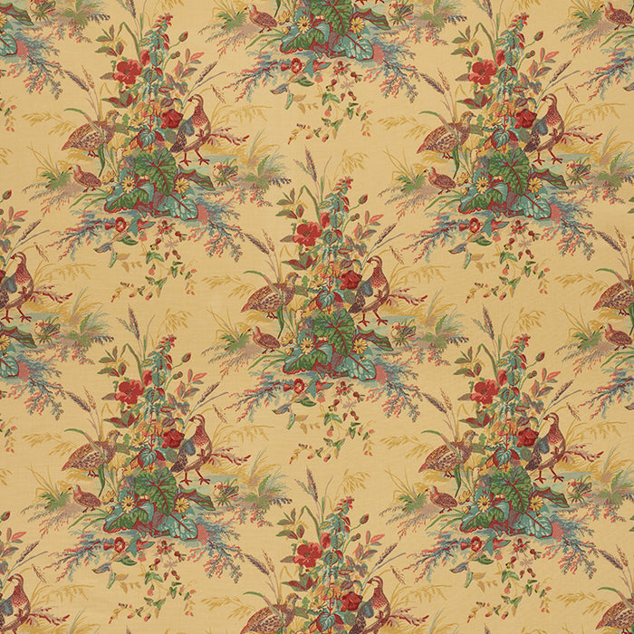 Schumacher Quail Meadow Spring Fabric 1106015