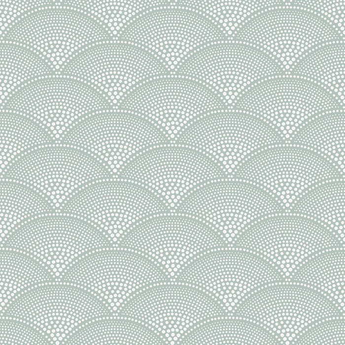 Cole & Son Feather Fan Print Room Blue Wallpaper Sample 112/10036.CS.0