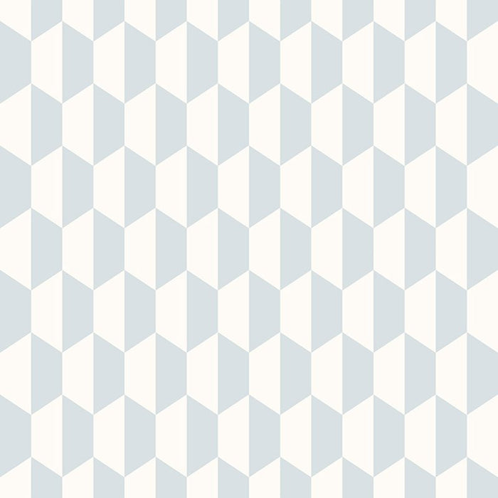 Cole & Son Petite Tile Powder Blue Wallpaper Sample 112/5018.CS.0