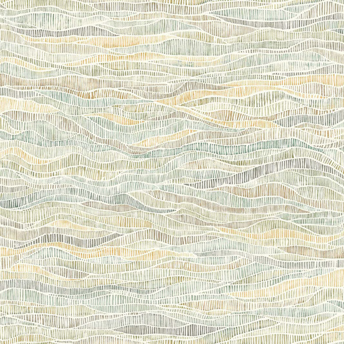 Cole & Son Meadow Buttercup/Sage/Soot Wallpaper Sample 115/13040.CS.0