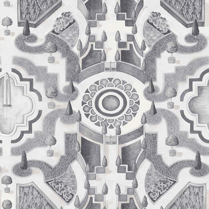 Cole & Son Topiary Soot Wallpaper Sample 115/2006.CS.0