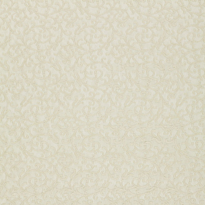 Schumacher Madras Vine Sheer Ecru Fabric 12131
