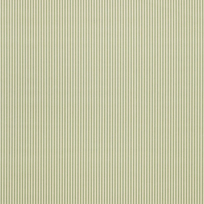 Schumacher Newport Poplin Stripe Aqua Fabric 1230034