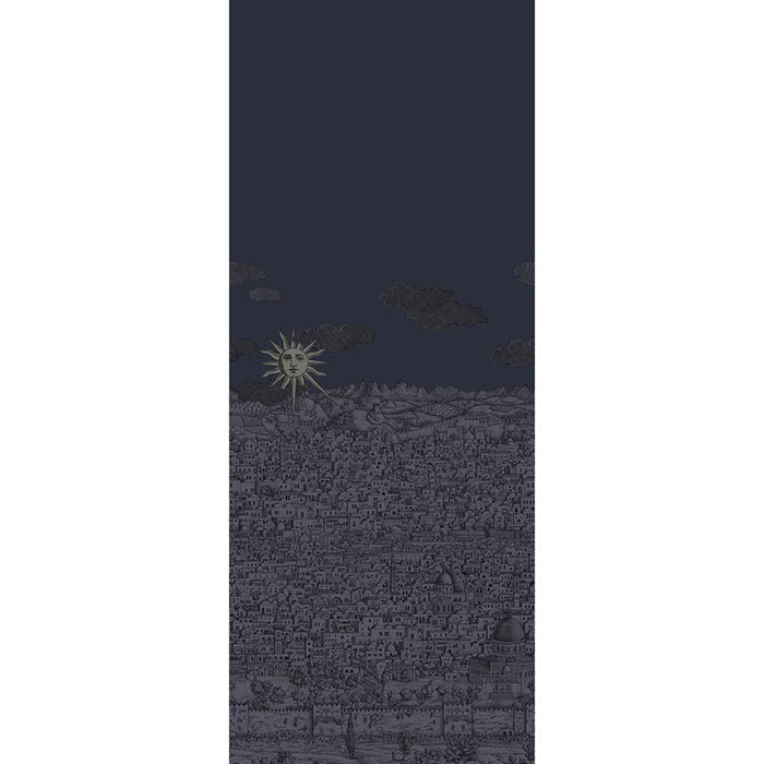 Cole & Son Vista Mediterranea Midnight Wallpaper Sample 123/3013.CS.0
