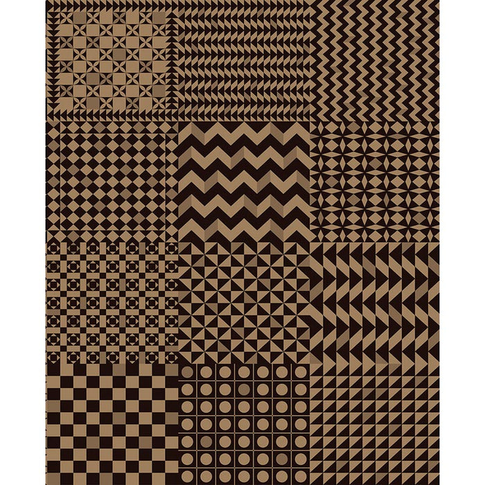 Cole & Son Geometrico Black & Gold Wallpaper 123/7036.CS.0