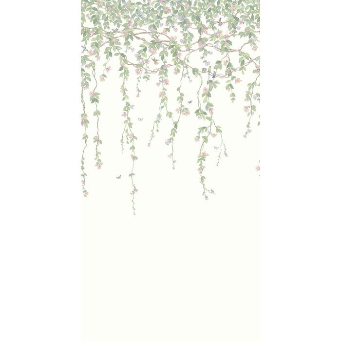 Cole & Son Hummingbirds Flora Blush Wallpaper Sample 124/2008.CS.0
