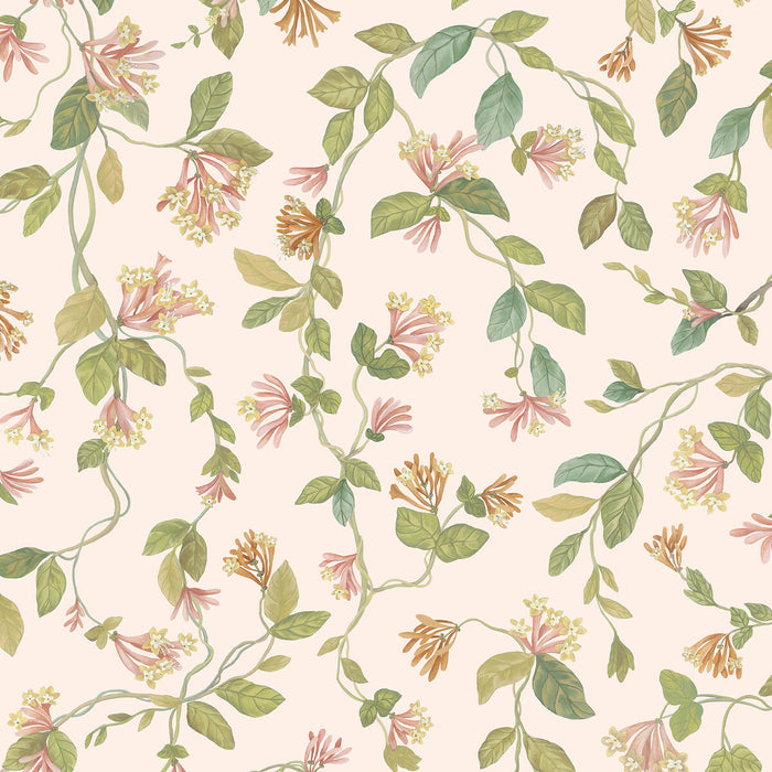 Cole & Son Flora Pink/Orange Wallpaper 124/3016.CS.0