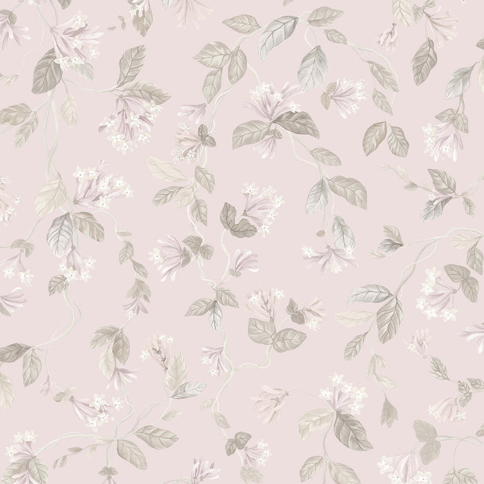 Cole & Son Flora Pink/Grey Wallpaper Sample 124/3021.CS.0