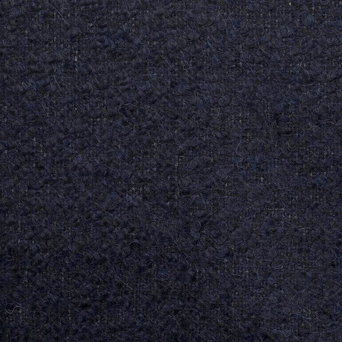 Holly Hunt Great Plains Alpaca Boucle Black Navy Fabric Sample 1261/05