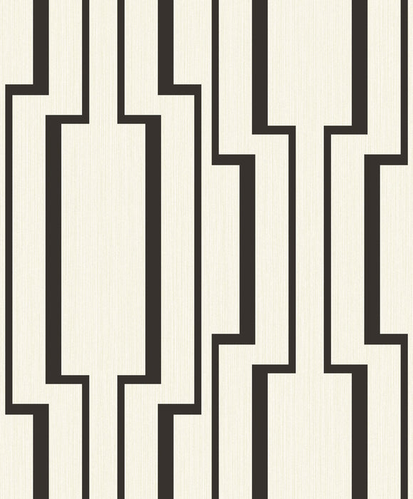 Seabrook Designs Large Geo Onyx Wallpaper Sample 1302510