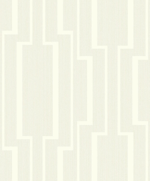 Seabrook Designs Large Geo Soft Grey Wallpaper Sample 1302520