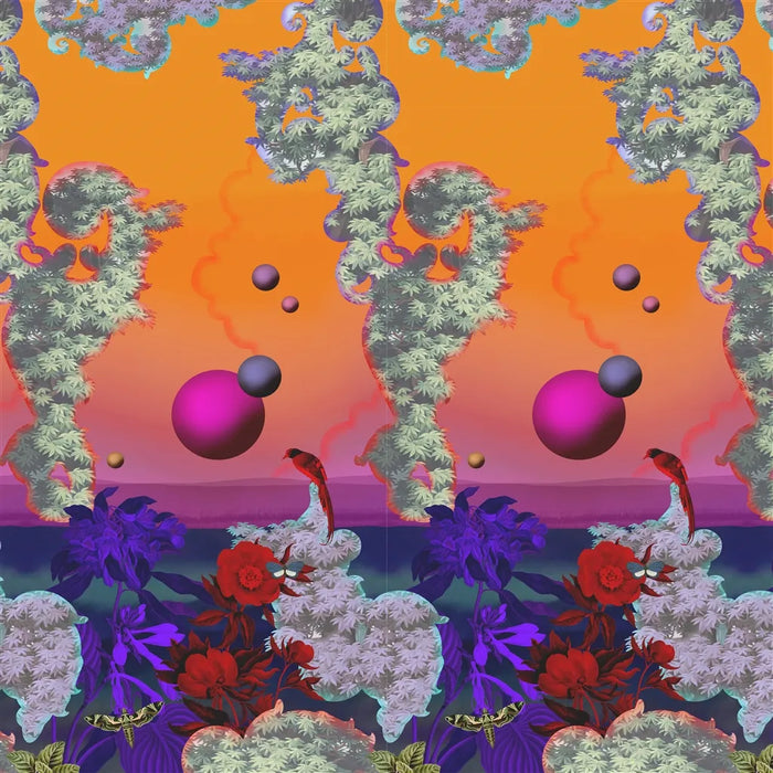 Christian Lacroix Novafrica Sunset Scene 2 Panel 1 Wallpaper PCL7050-01