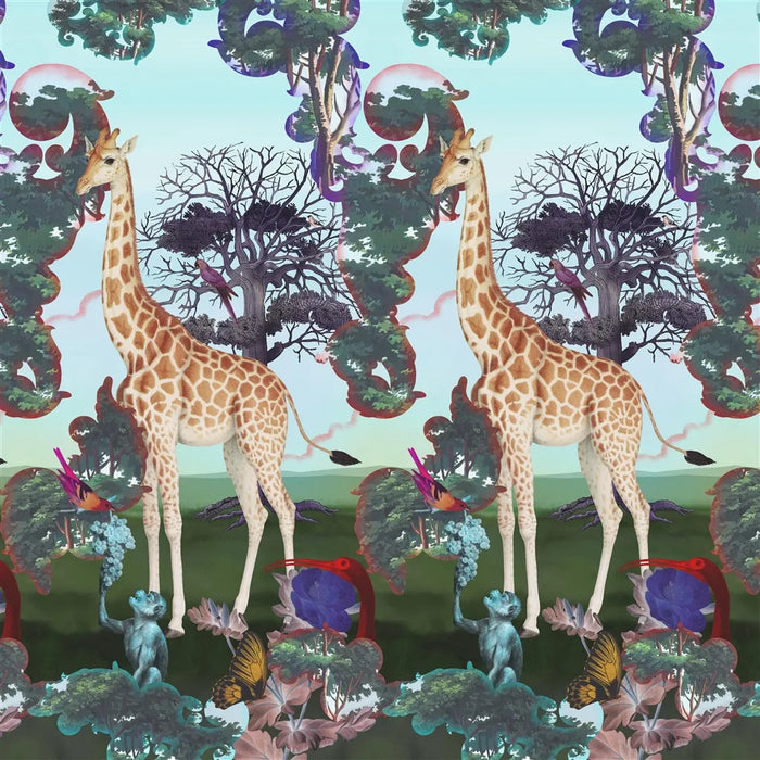 Christian Lacroix Novafrica Sunrise Scene 1 Panel 1 Wallpaper PCL7047-01