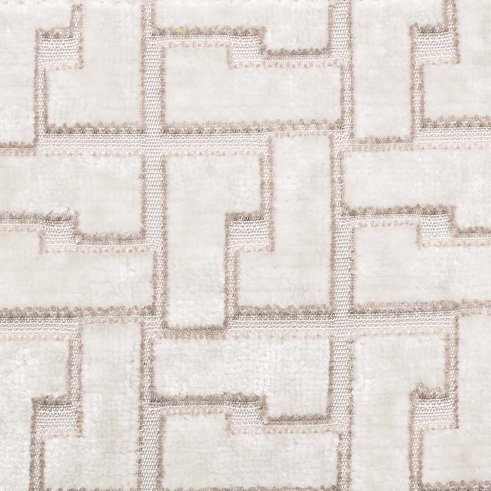 Holly Hunt Great Plains Interlock Whitewash Fabric Sample 1555/01