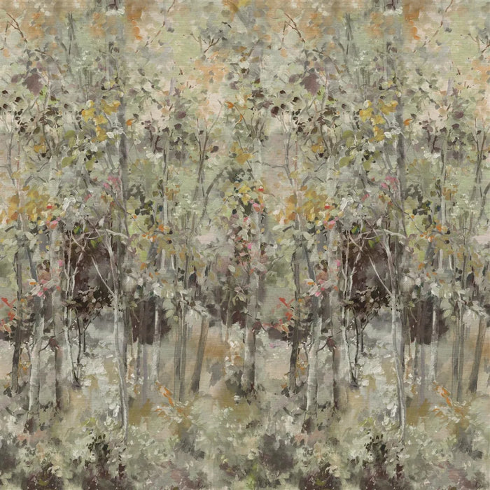 Designers Guild Bois De Bouleau Grasscloth Scene 1 Panel 1 Wallpaper PDG1185-01