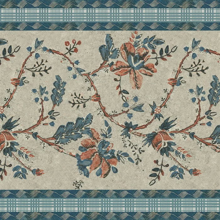 John Derian Pentimento Wide Border (11 Yd Roll) 1 Wallpaper PJD6016-01