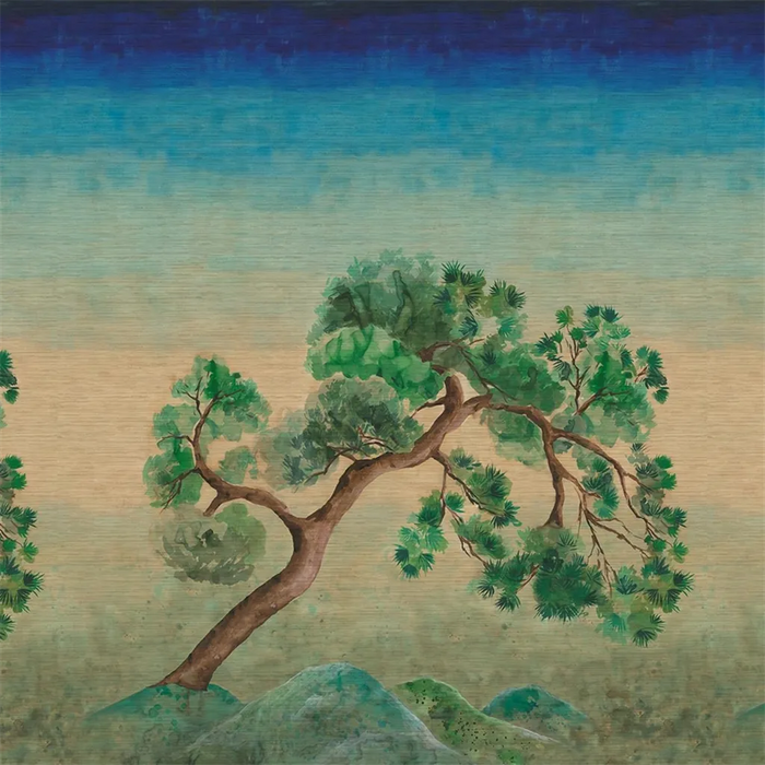 Designers Guild Scene D''arbre Grasscloth Panel 1 Wallpaper PDG1181-01