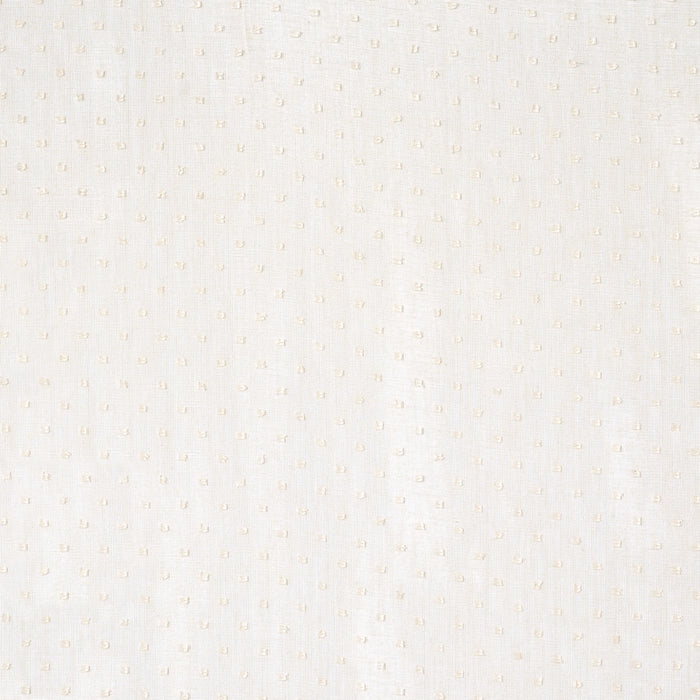 Schumacher Parseme Embroidered Sheer Antique Ecru Fabric 16441