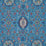 Schumacher Jahanara Carpet Peacock Fabric Sample 172794