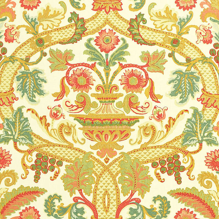 Schumacher Fontenay Vase Ivory Fabric 173320