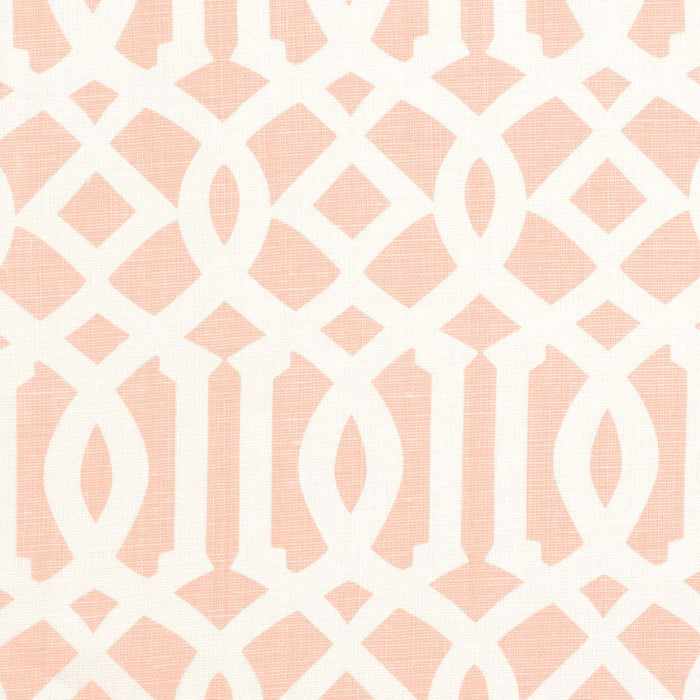 Schumacher Imperial Trellis II Blush Fabric 174416