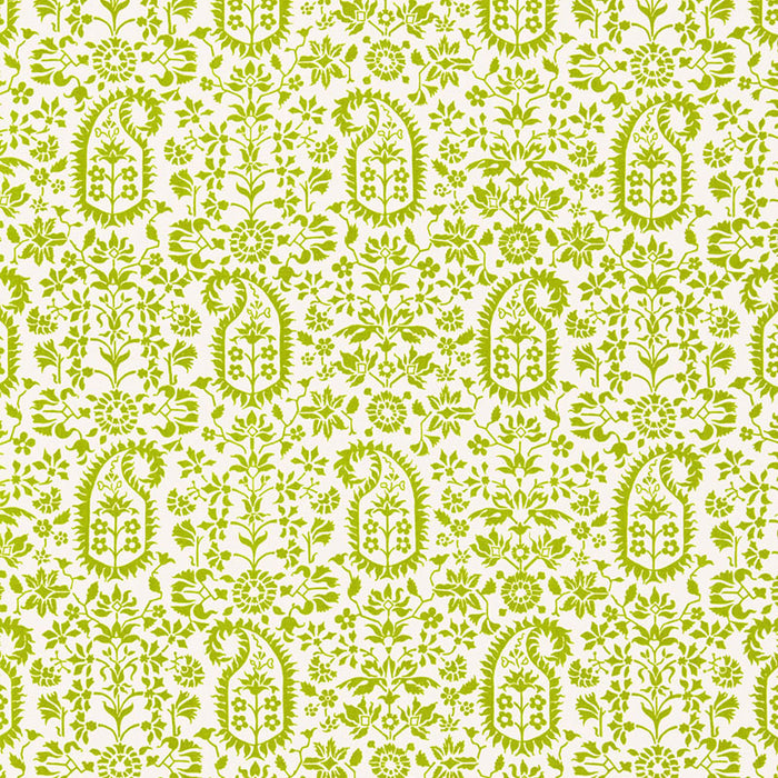 Schumacher Kalika Paisley Print Palm Fabric 174860