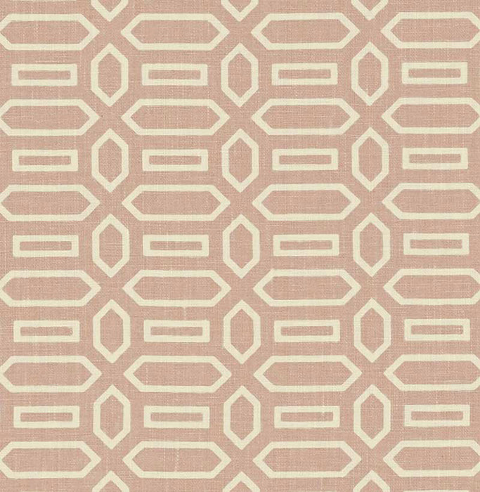 Schumacher Pavilion Temple Pink Fabric 176141