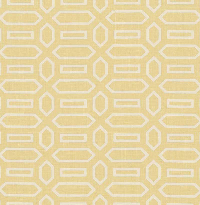 Schumacher Pavilion Straw Fabric Sample 176142