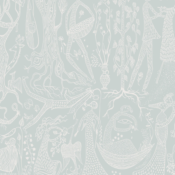 Schumacher Poeme D'amour Mineral Wallpaper 1761