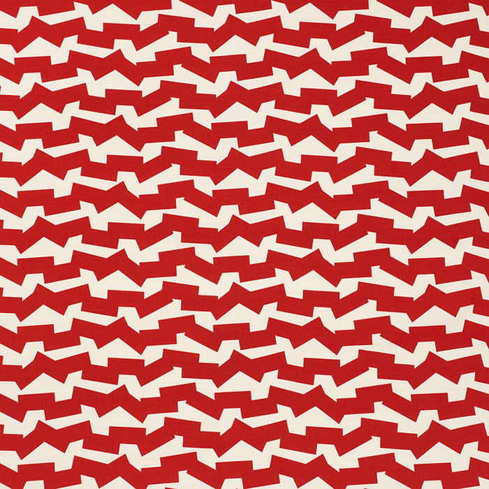 Schumacher Jumble II Indoor/Outdoor Red Fabric 176672