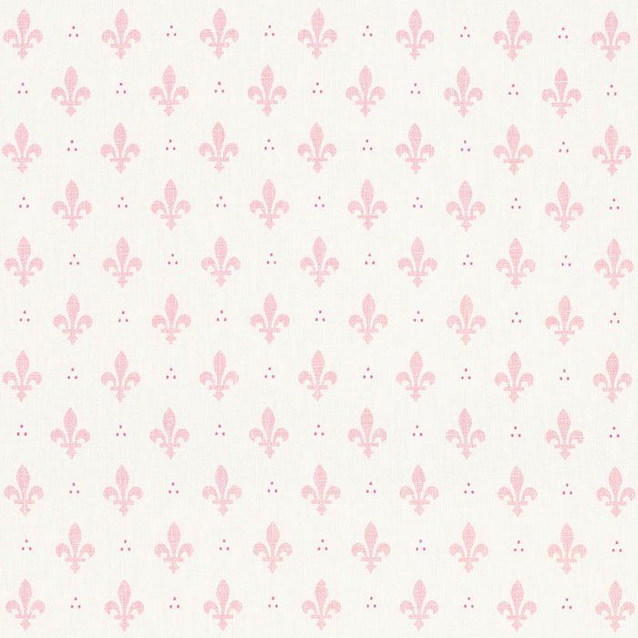 Schumacher Fleur De Lis Blush Fabric 176963