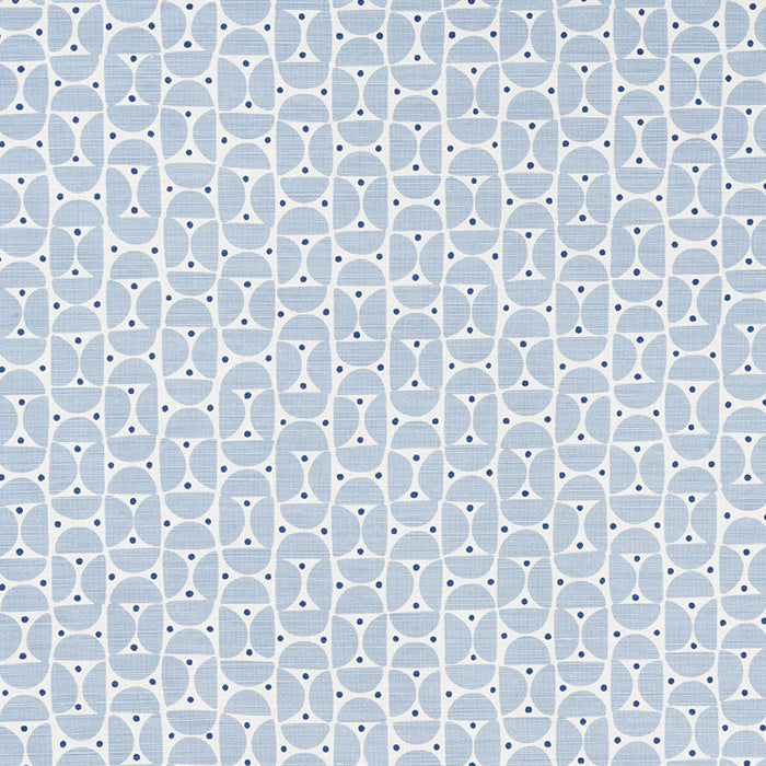 Schumacher Mezza Luna Sky Fabric 177361