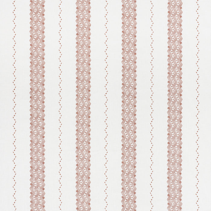 Schumacher Nauset Stripe Sienna Fabric Sample 177703
