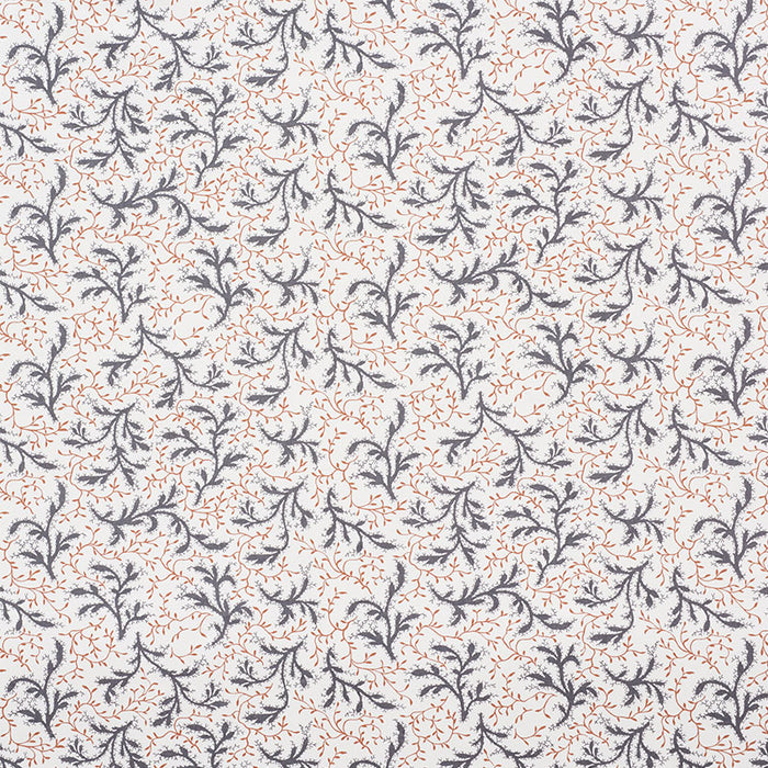 Schumacher Sprig Basalt & Fawn Fabric Sample 177830