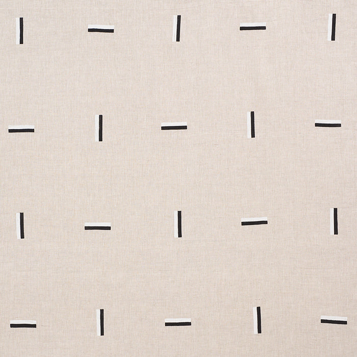 Schumacher Icehouse Black & White Fabric 177911