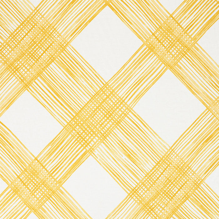 Schumacher Traverse Yellow Fabric 177952