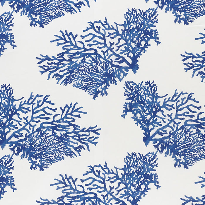 Schumacher Great Barrier Reef II Indigo Fabric Sample 178290
