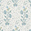 Schumacher Khilana Floral Peacock Fabric Sample 178331