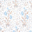 Schumacher Khilana Floral Sky Fabric Sample 178334