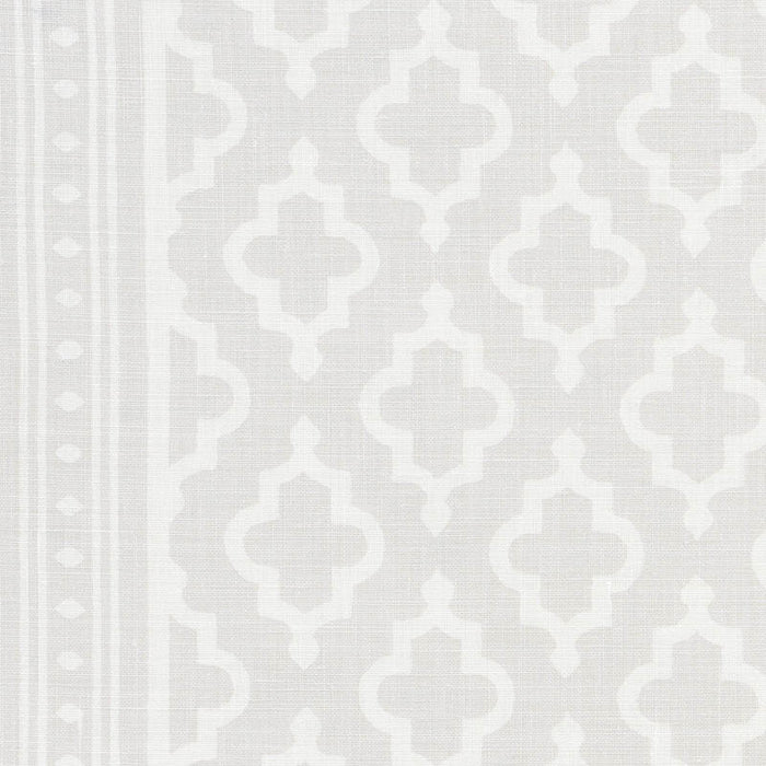 Schumacher Jake Soft Grey Fabric Sample 178431