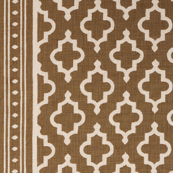 Schumacher Jake Cinnamon Fabric Sample 178433