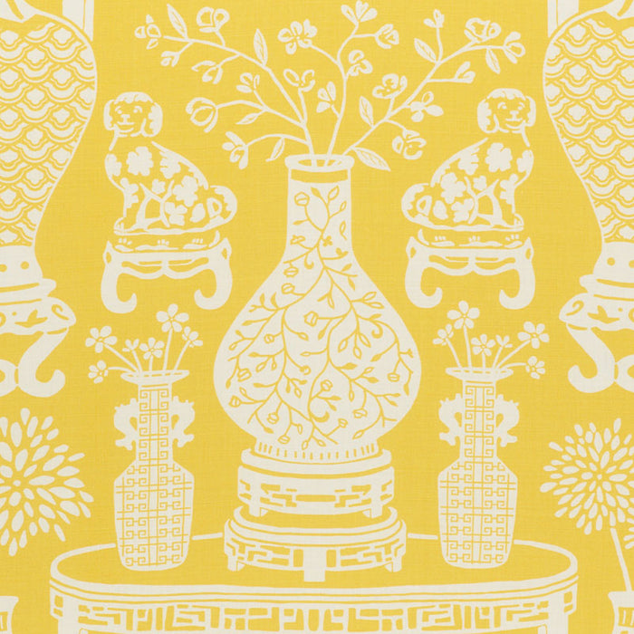 Schumacher Hellene Yellow Fabric 178551