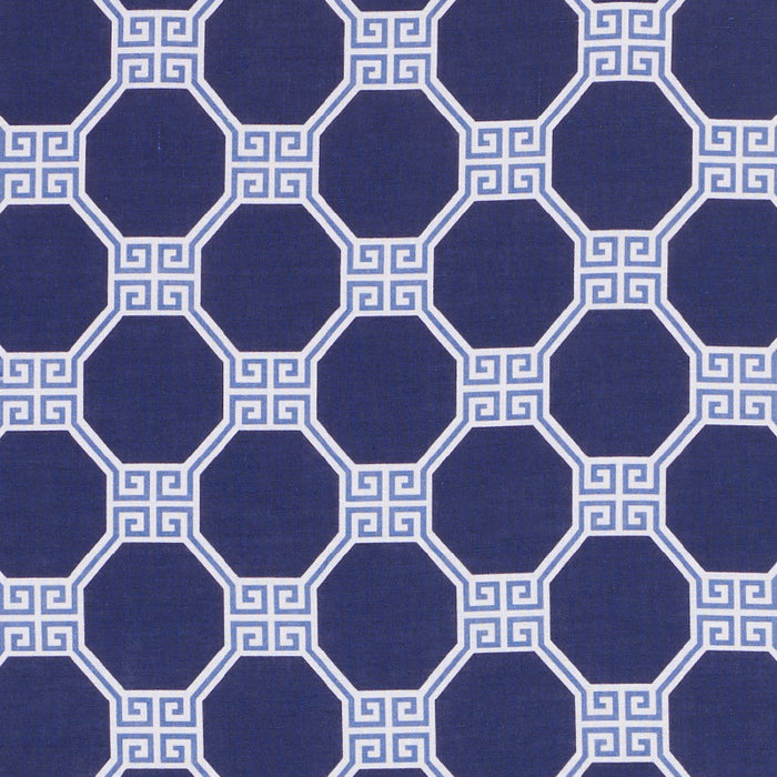 Schumacher Octavia Blue Fabric Sample 179020