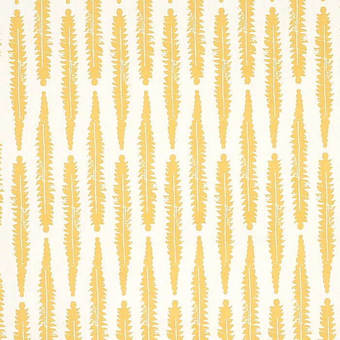 Schumacher Fern Mustard Fabric 179152