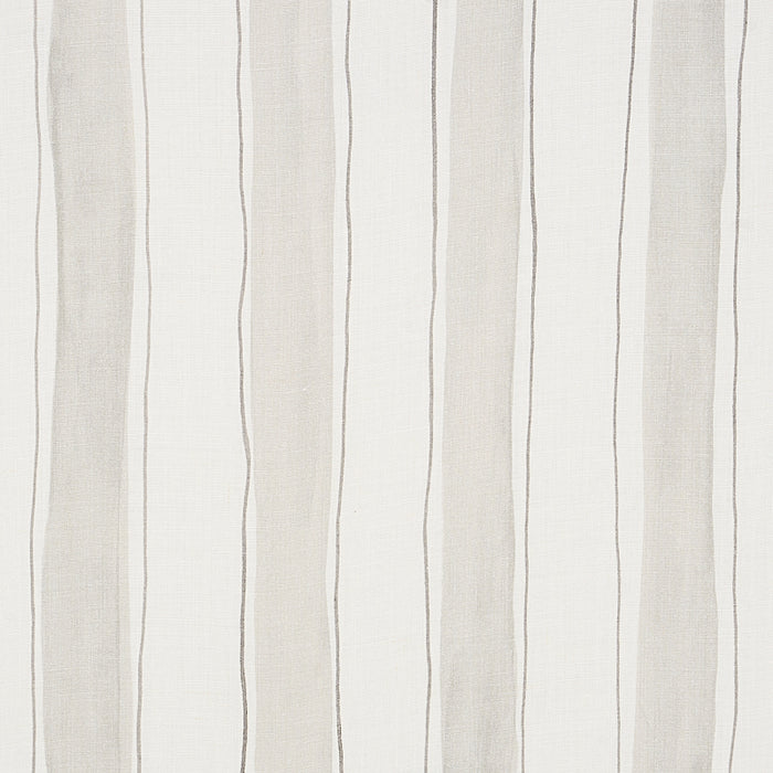 Schumacher Tracing Stripes Grey Fabric 179701