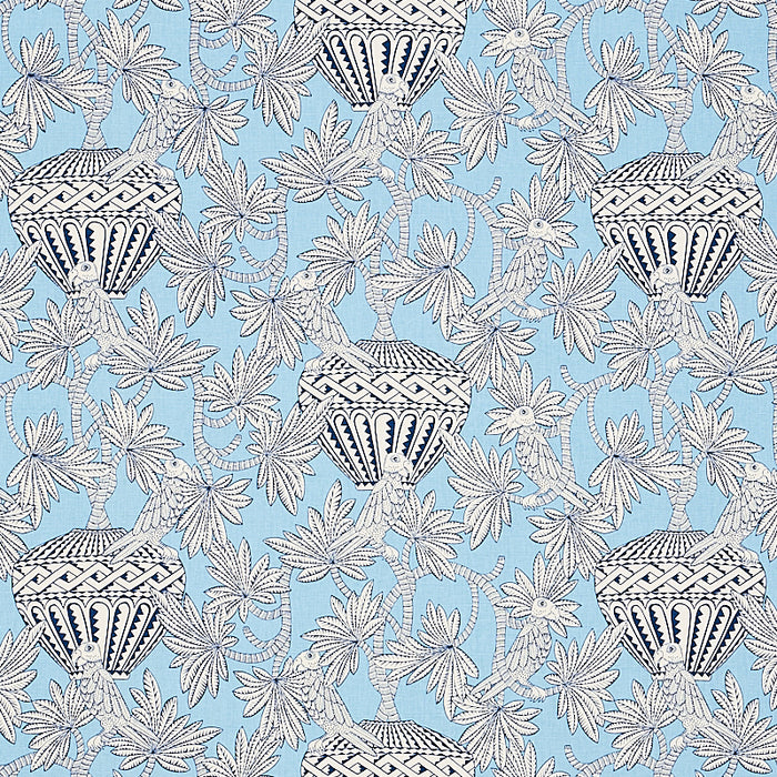 Schumacher Santarem Sky Fabric 179941